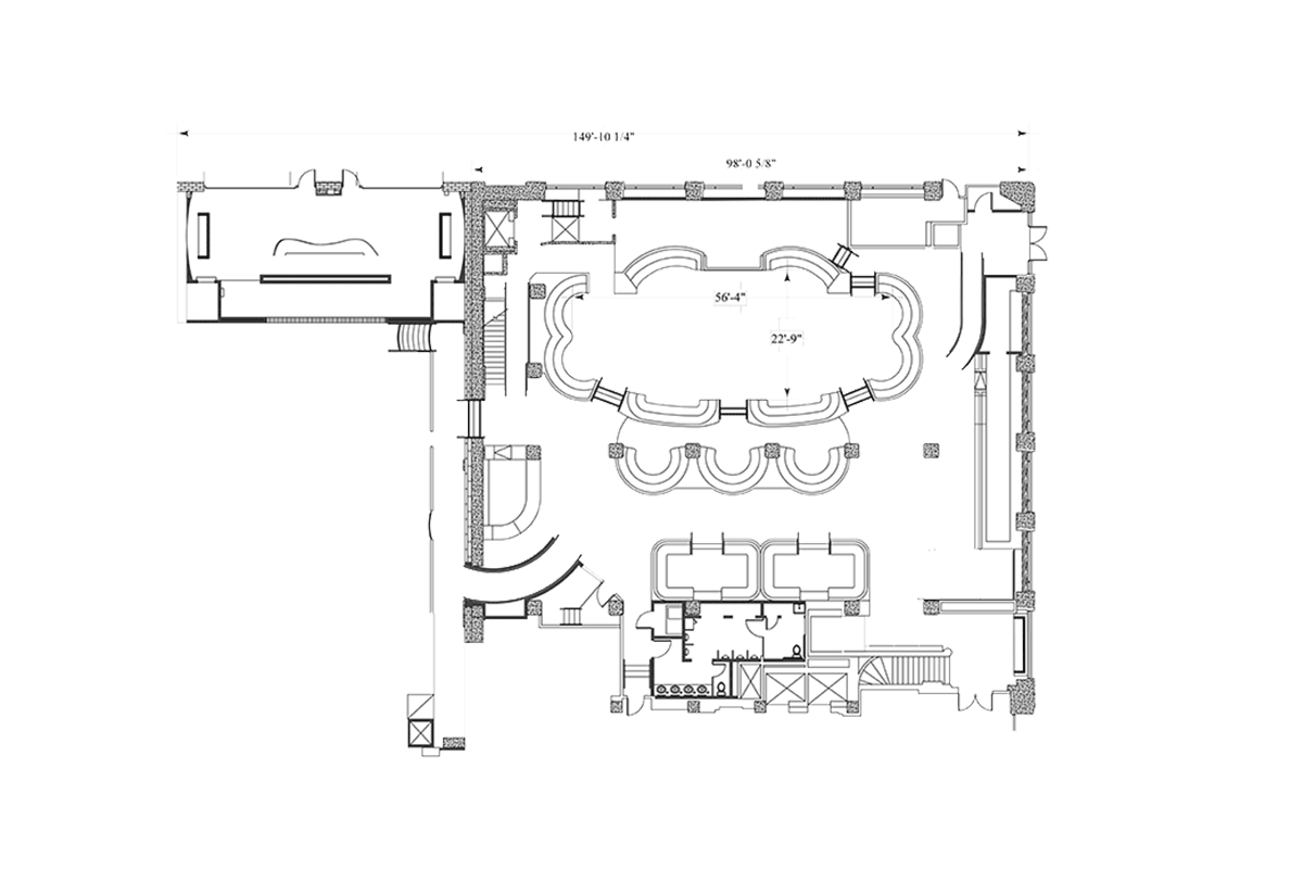 Parq Main Room floor plan layout